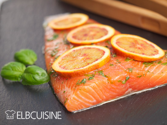 zarter orangen basilikum lachs vom grillelbcuisine Küchengarn Ersatz ~ zarter orangen basilikum lachs vom grillelbcuisine