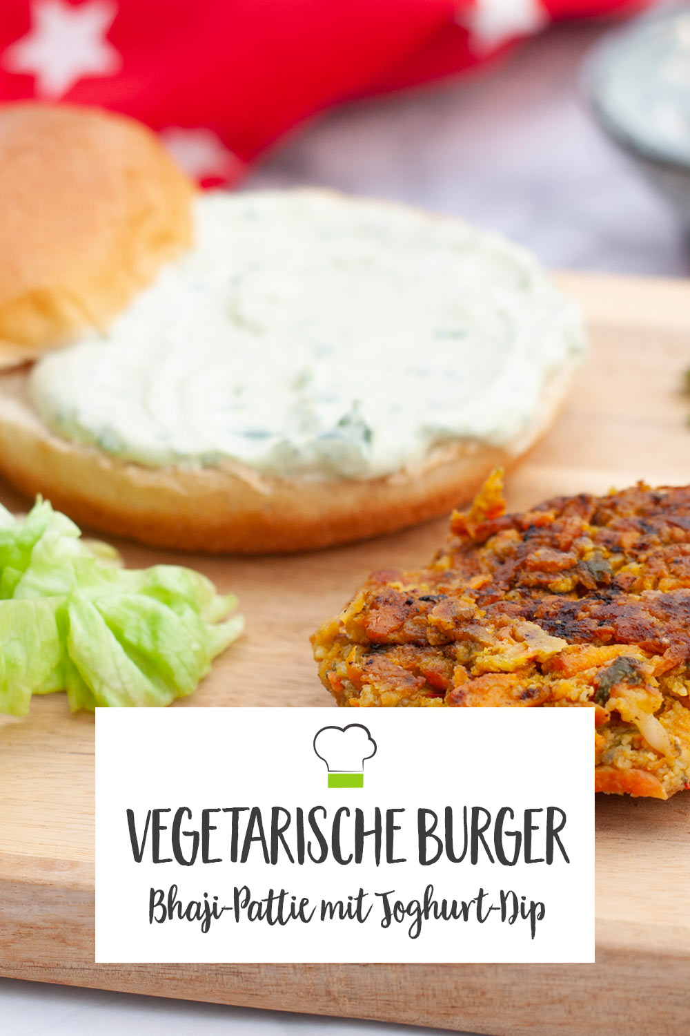 Vegetarische BhajiBurger nach Jamie Oliver ELBCUISINEELBCUISINE