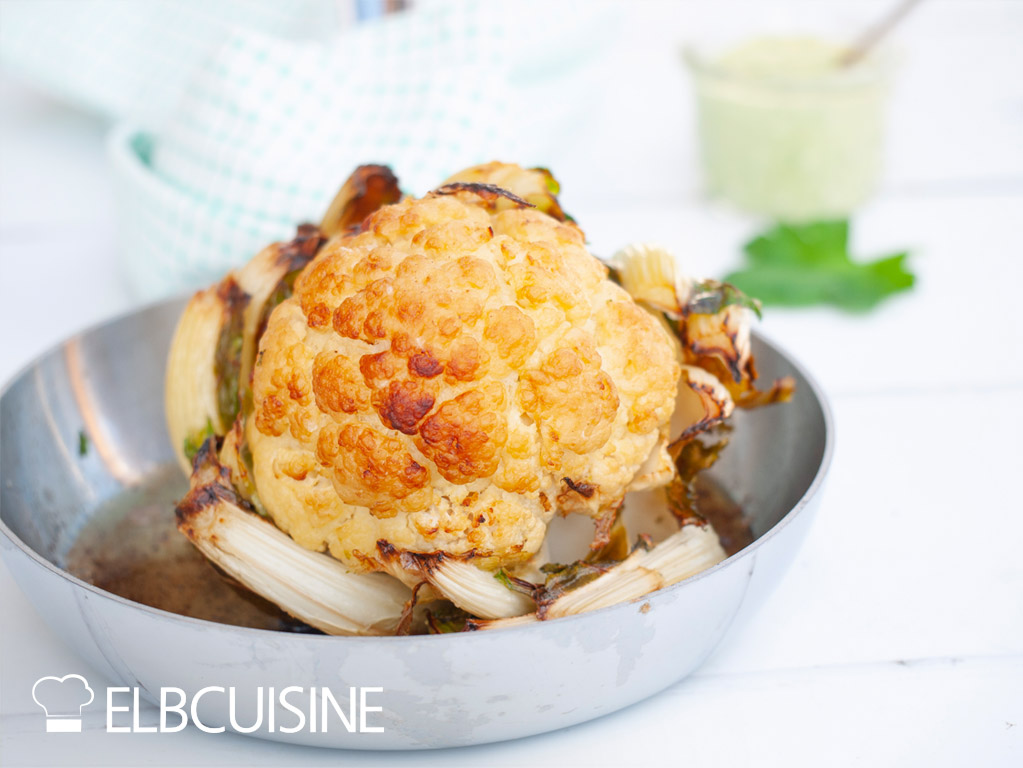 Blumenkohl im Ganzen nach Ottolenghi ELBCUISINEELBCUISINE